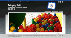 Desktop Screenshot of parqueinfantilurbil.com