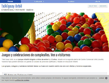 Tablet Screenshot of parqueinfantilurbil.com